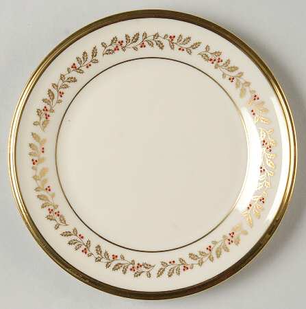 Lenox Eternal Christmas Bread & Butter Plate