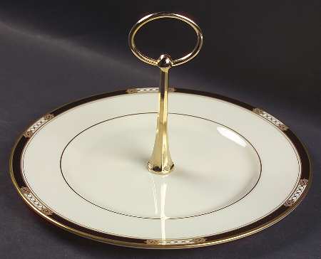 Lenox Hancock Round Serving Plate with Handle (SP)