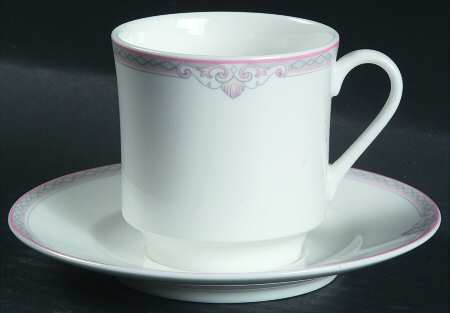 Lenox Hatteras Flat Demitasse Cup & Saucer Set