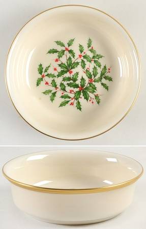 Lenox Holiday (Dimension) Fruit/Dessert (Sauce) Bowl