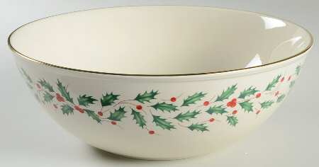 Lenox Holiday (Dimension) 10" Large Salad Serving Bowl