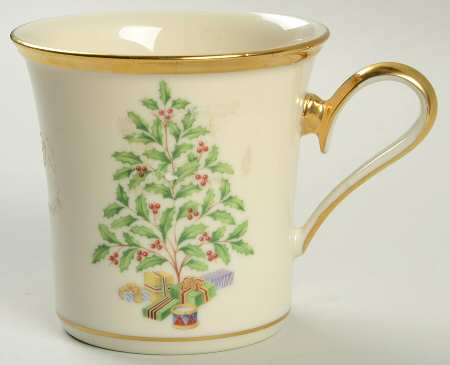 Lenox Holiday Tree Gold Mug
