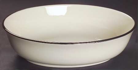 Lenox Maywood (No Design) 99 Shape 9" Oval Vegetable Bowl