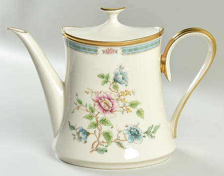 Lenox Morning Blossom Tea/Coffee Pot & Lid