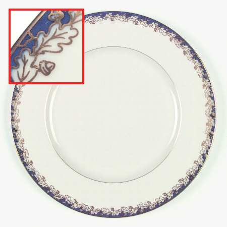 Oakleaf Cobalt Blue (All Cream) by Lenox