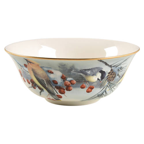 Lenox Winter Greetings 9" Scenic Serving Bowl