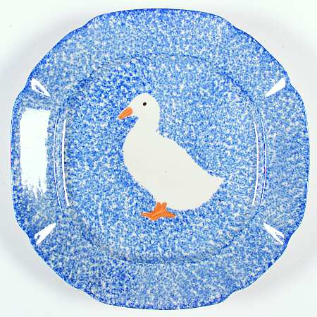 Blue Stipple with Duck by Los Angeles