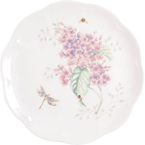 Lenox Butterfly Meadow Accent Plate, 9" - Orange Sulphur