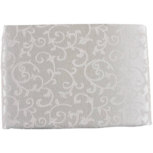 Lenox Opal Innocence Oblong 60" x 102" Tablecloth - Platinum