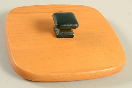 Longaberger Baskets Green Knob Lid for Let It Snow Basket