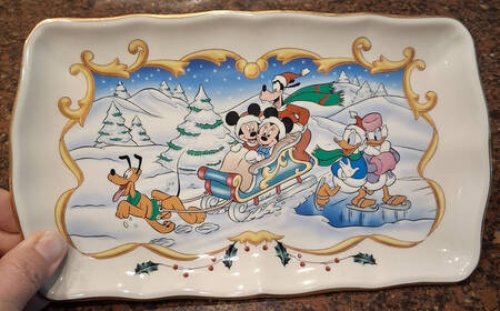 Lenox Disney Holiday Candy or Sweets Tray