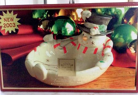Lenox Occasions Christmas Treat Bowl