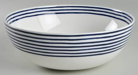 kate spade new york Charlotte Street Serving Bowl - White/Blue