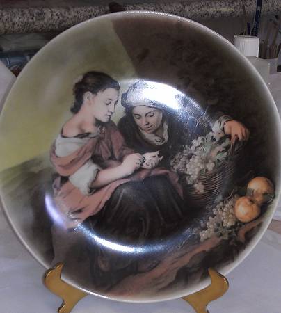 Les Enfants Aux Raisins by Limoges-French