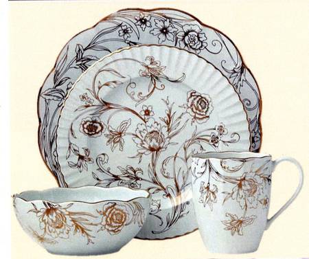 Marchesa Shades Floral (Teal) by Lenox