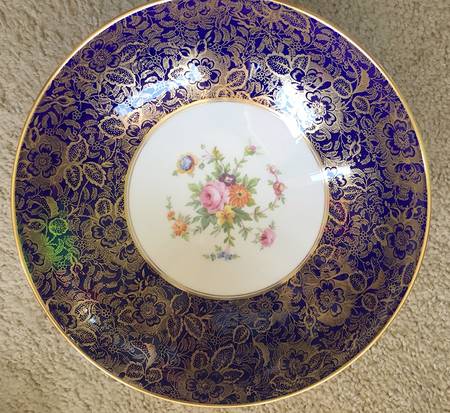 Brocade Cobalt Blue by Minton