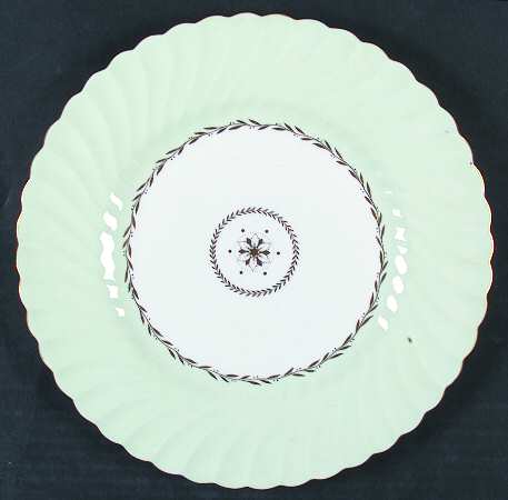Legacy (Green Swirl Rim) by Minton