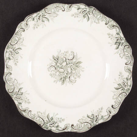 Majestic Green (Scalloped, Gold Accent) by John Maddock & Sons