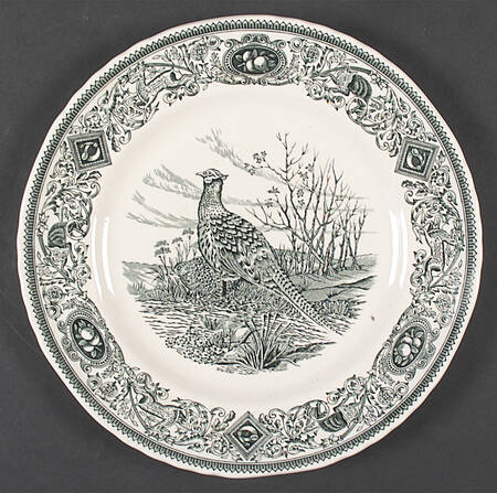 Game Birds Green by Mason's
