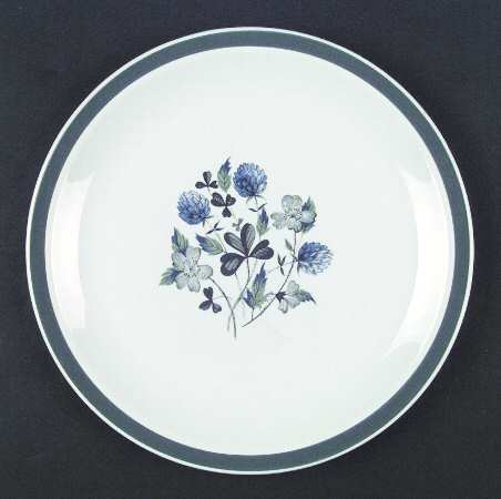 Blue Clover (Smooth Edge) by Alfred Meakin