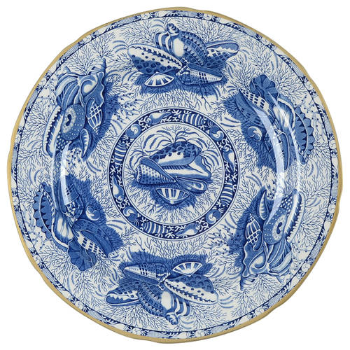 Torquay Blue (Yellow Trim) by Mottahedeh
