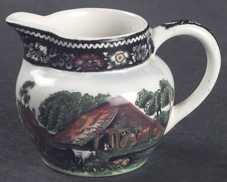 Rural England Green Multicolor by W R Midwinter Ltd