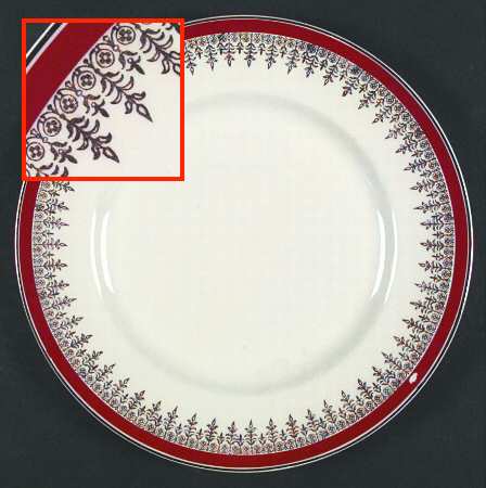 Royalty Maroon by Myott Staffordshire