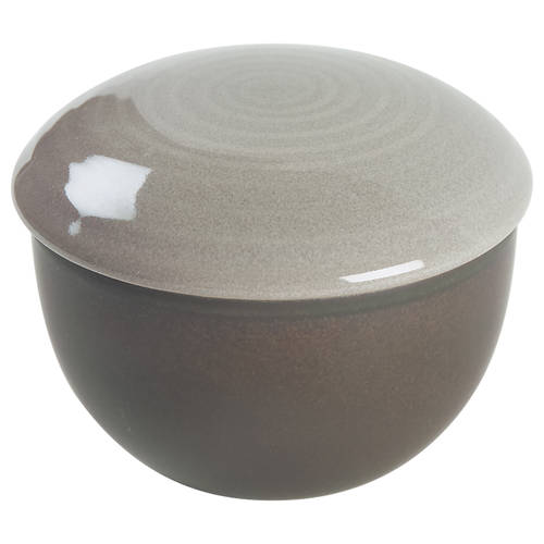 Mikasa Swiss Coffee Dark Brown Sugar Bowl & Lid