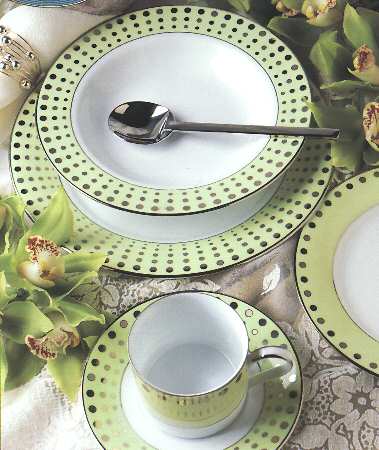 Platinum Dot Lime Green by Muirfield