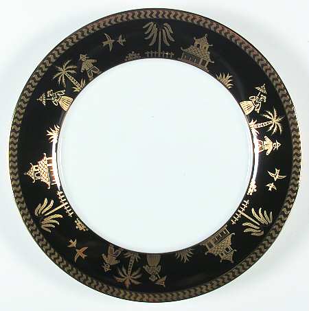 Chinese Garden Black & Gold by Muirfield
