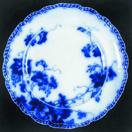 Virginia (Flow Blue, No Gold Accent)) by John Maddock & Sons