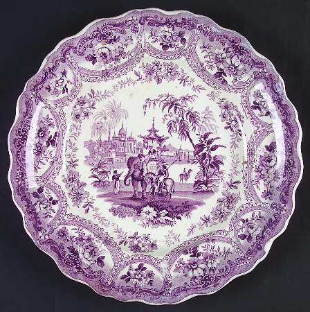 Mogul Scenery Purple by T J & J Mayer (England)