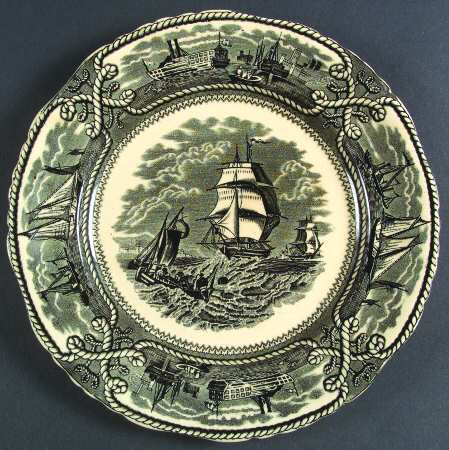 American Marine Black (Scalloped) by Mason's