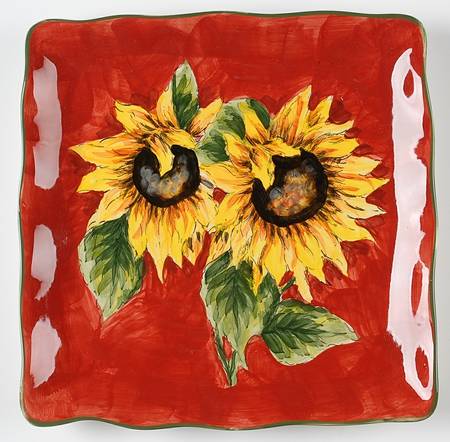 Red Sunflower by Maxcera Corp