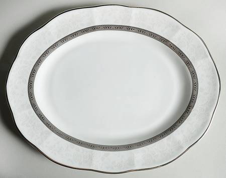 Mikasa Vintage Lace 13" Oval Serving Platter