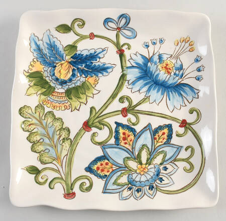 Blue Vanilla Chintz by Maxcera Corp