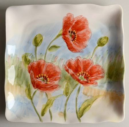 Flowing Poppies by Maxcera Corp