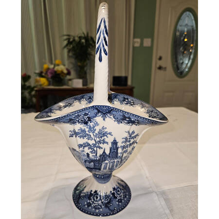 Stratford Blue Toile by Madison Bay Company