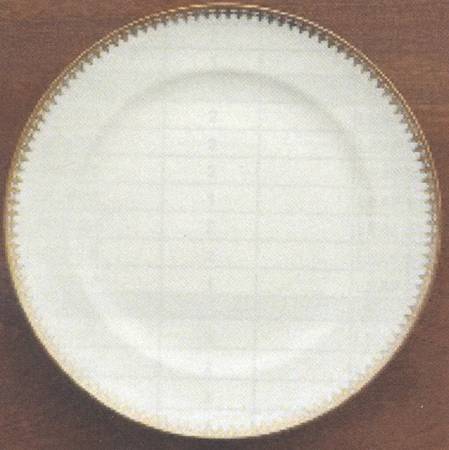 Gold Rim Plates (Introduced 2018) by Mottahedeh