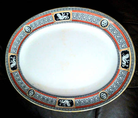 Antique Orange and Black by Minton