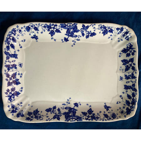 Oakland-Blue (Scalloped, No Trim) by John Maddock & Sons