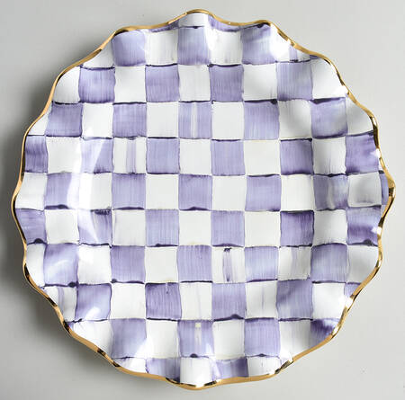 Violet Check by MacKenzie-Childs