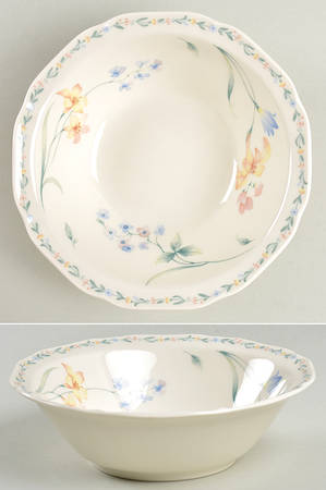 Noritake American Flowers Rim Cereal Bowl