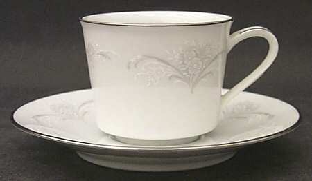Noritake Casablanca Flat Demitasse Cup & Saucer Set