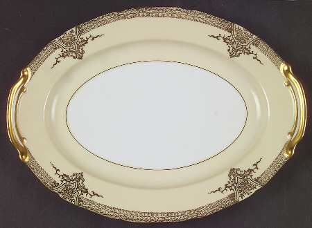 Noritake Goldette 11" Oval Serving Platter