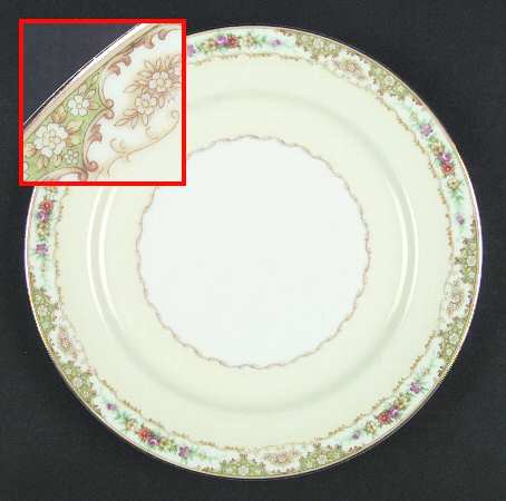 Noritake Hobbema Dinner Plate