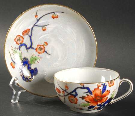 Noritake N633 Flat Cup & Saucer Set