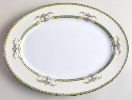 Noritake Perseus 13" Oval Serving Platter