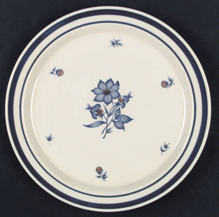 Versailles (Dark Blue Flowers) by Newcor