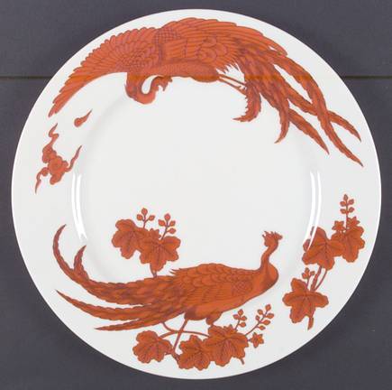 Red Peking Peacock by Neiman Marcus